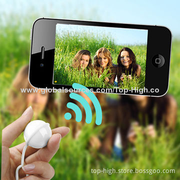 Bluetooth Camera Shutter Trigger, Ball Design, One Button for IOS Android, CE/FCC/RoHS